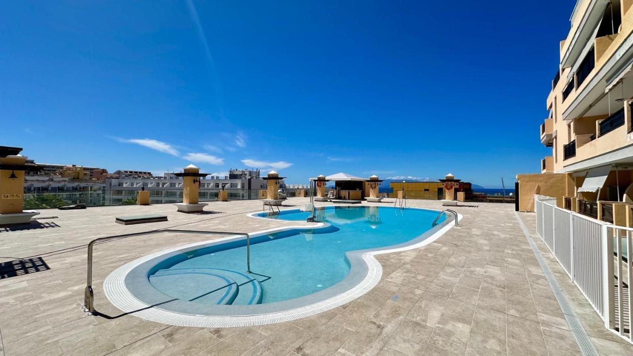 Sunset Apart, Large Terrace, Pool, Best Location! Пуэрто-де-Сантьяго Экстерьер фото